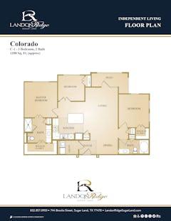 The Colorado floorplan image