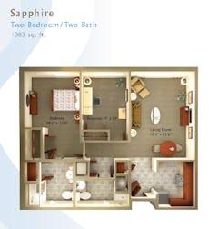 Sapphire floorplan image