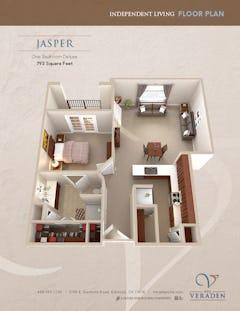 The Jasper floorplan image