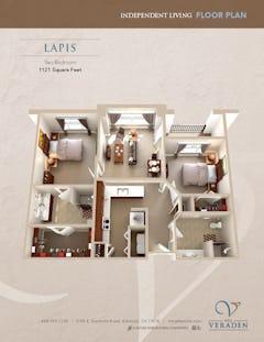 The Lapis floorplan image