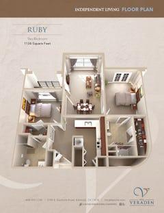 The Ruby floorplan image
