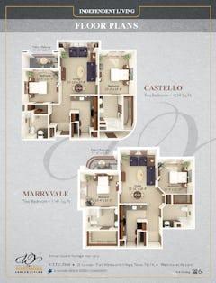 The Castello floorplan image