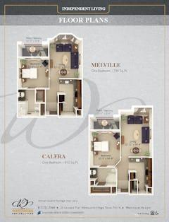 The Calera floorplan image