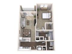 The Lantana Suite floorplan image
