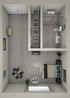 The Tearose Studio floorplan image