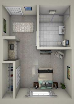 The Pineview Studio floorplan image