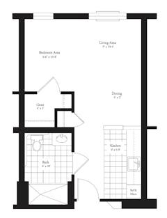 The Yorkshire Studio floorplan image