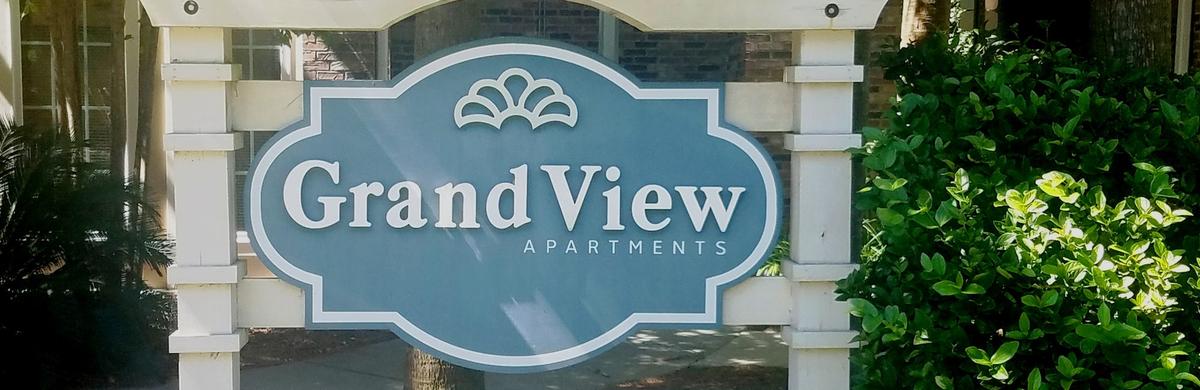 Grandview Apartments Entrance Sign 